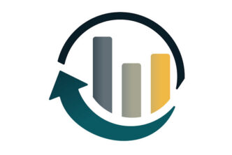 Market reports category graphic showing a stylised bar chart inside a circular arrow, representing market trends, analysis and industry insights.